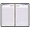 DayMinder Premiere Recycled Daily Appointment Book, Black, 4 7/8" x 8", 2012 AAGSK4600