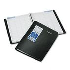 DayMinder Premiere Recycled Four-Person Group Daily Appointment Book, Black, 7 7/8" x 11", 2012 AAGG56000