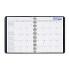 DayMinder Premiere Recycled Monthly Planner, Black, 6 7/8" x 8 3/4", 2012 AAGG40000