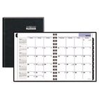 DayMinder Premiere Recycled Monthly Planner, Black, 6 7/8" x 8 3/4", 2012 AAGG400H00