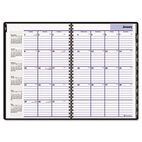 DayMinder Premiere Recycled Monthly Planner, Black, 7 7/8" x 11 7/8", 2011-2013 AAGG470H00