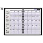DayMinder Premiere Recycled Monthly Planner, Black, 7 7/8" x 11 7/8", 2011-2013 AAGSK200