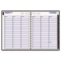 DayMinder Premiere Recycled Weekly Appointment Book, Black, 8" x 11", 2012 AAGG520H00