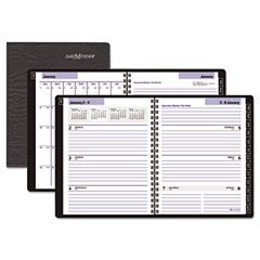 DayMinder Recycled Executive Weekly/Monthly Planner, Black, 6 7/8" x 8 3/4", 2012 AAGG54500