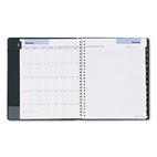 DayMinder Recycled Executive Weekly/Monthly Planner, Burgundy, 6 7/8" x 8 3/4", 2012 AAGG54514