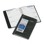 DayMinder Recycled Weekly Appointment Book, 3-3/4 x 6, Black, 2012 AAGG23500