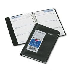 DayMinder Recycled Weekly Appointment Book, 3-3/4 x 6, Black, 2012 AAGG23500