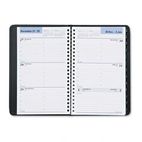 DayMinder Recycled Weekly Appointment Book, Black, 4 7/8" x 8", 2012 AAGG21000
