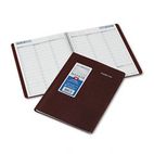 DayMinder Recycled Weekly Appointment Book, Burgundy, 8" x 11", 2012 AAGG52014