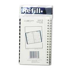 DayMinder Reycled Weekly Appointment Book Refill, 3-3/4 x 6, 2012 AAGG23553