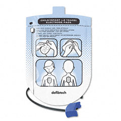 Defibtech Pediatric Defibril. Pads, Infant-8, for Software Ver.1.203 or Later DFBDDP200P