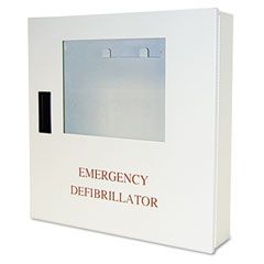 Defibtech Wall Mount Case, Alarmed, White, 18 x 18 x 4 DFBDAC220