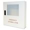 Defibtech Wall Mount Case, Alarmed, White, 18 x 18 x 4 DFBDAC220
