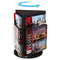 deflect-o Countertop Revolving Literature Racks, 3 Compartments, 10-1/4w x 13h, Black DEF592804