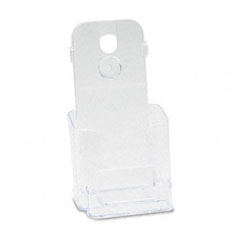 deflect-o DocuHolder for Countertop or Wall Mount Use, 4-3/8w x 4-1/8d x 7-3/4h, Clear DEF78601