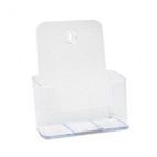 deflect-o DocuHolder for Countertop or Wall Mount Use, 6-1/2w x 3-3/4d x 7-3/4h, Clear DEF74901