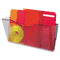 deflect-o DocuPocket Landscape Wall File Pocket, Large Files/Tabloid, Smoke DEF63102