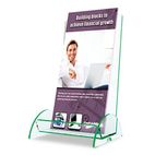 deflect-o Euro-Style DocuHolder, 4-1/2w x 3-3/4d x 8h, Clear DEF775383