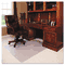 deflect-o ExecuMat Studded Beveled Chair Mat, High Pile Carpet, 45w x 53l, Clear DEFCM17233