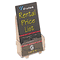 deflect-o Foldem-Up Leaflet Pocket, 4-3/8w x 2-1/8d x 7-1/4h, Clear, 6/Pack DEF51601