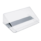 deflect-o Letter Size Magnetic Wall File Pocket, Letter, Clear DEF73101