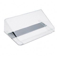 deflect-o Letter Size Magnetic Wall File Pocket, Letter, Clear DEF73101