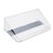 deflect-o Letter Size Magnetic Wall File Pocket, Letter, Clear DEF73101