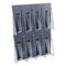 deflect-o Multi-Pocket Wall-Mount Literature Systems, 18-1/4w x 2-7/8d x 23-1/2h, Clear/BL DEF56201