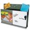 deflect-o MyStyle Stainless Steel DocuPocket with White Board, Letter, Silver/White DEF510010