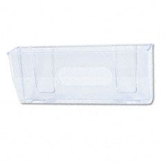 deflect-o Oversized Magnetic Wall File Pocket, Legal/Letter, Clear DEF50101