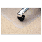 deflect-o RollaMat Studded Beveled Mat for Medium Pile Carpet, 45w x 53l, Clear DEFCM15233