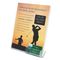 deflect-o Superior Image Sign Holder w/Pocket, 8-1/2w x 11h, Clear DEF590601