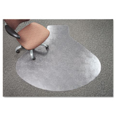 deflect-o SuperMat Vinyl Chair Mat for Firm Commercial Carpets, Beveled, 60 x 66", Clear DEFCM14003K
