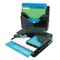deflect-o Three-Tier Document Organizer, Plastic, 13 3/8 x 3 1/2 x 11 1/2, Black DEF390204