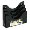 deflect-o Three-Tier Document Organizer w/Dividers, 13-3/8w x 3-1/2d x 11-1/2h, Black DEF47634