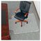 deflect-o UltraMat Vinyl Chair Mat for Plush Pile, Beveled, 45 x 53, Clear DEFCM16233