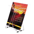 deflect-o Wire DocuHolder, 9-7/8w x 5-1/2d x 9-1/2h, Chrome DEF78145