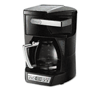 DeLONGHI Programmable 12-cup Coffee Maker, Stainless Steel, Black DLODCF212T