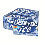Dentyne Ice Sugarless Gum, Peppermint Flavor, 16 Pieces/Pack, 9 Packs/Box CDB3125400
