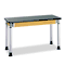 Diversified Woodcrafts Adjustable-Height Table, Rectangular, 60w x 24d x 27h, Black DVWP8602K