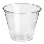 Dixie Clear Plastic PETE Cups, Cold, 9 oz, Regular Size, 20 Packs of 50/Carton DXECP9A