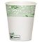 Dixie EcoSmart Hot Cups, Paper w/PLA Lining, Viridian, 10 oz., 1000/Carton DXE2340PLA