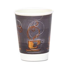 Dixie Hot/Cold Cups, Paper, 12 oz., Aroma Design, 25/Pack DXEAROREF0112PK