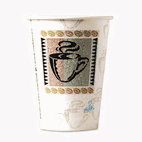 Dixie Hot Cups, Paper, 12 oz., Coffee Dreams Design, 50/Pack DXE5342CDPK