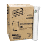 Dixie Hot Cups, Paper, 8 oz., Coffee Dreams Design, 1000/Carton DXE5338CD