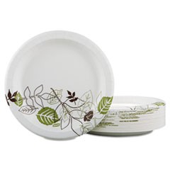 Dixie Pathways Paper Plates, in Dispenser Box, 8.5",300 per Pack DXEUX9PATHPBBX