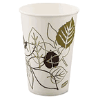 Dixie Pathways Polycoated Paper Cold Cups, 16 oz, 50 per Pack DXE16PPATHPK