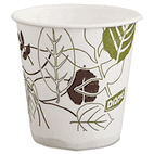 Dixie Pathways Wax Treated Paper Cold Cups, 3 oz, 100 per Pack DXE45PATHPK
