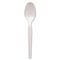 Dixie Plastic Cutlery, Heavy Mediumweight Spoons, White, 1000/Carton DXETM217