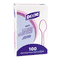 Dixie Plastic Cutlery, Heavy Mediumweight Teaspoons, White, 100/Box DXETM207